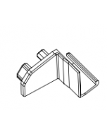 Cache pou Rejet d'eau pour seuil ALU KÖMMERLING 20 MM