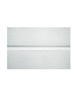 Porte de garage sectionnelle sur mesure mono-rainuré blanche