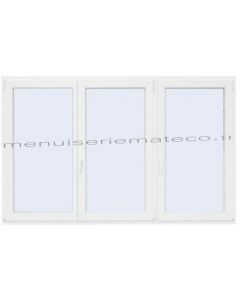 Fenêtre PVC 3 Vantaux Hauteur 1050 mm x Largeur 2000 mm stock limité