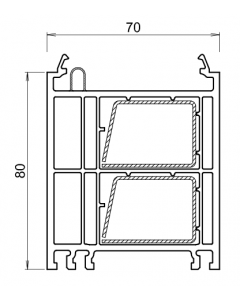 Rehausse / elargisseur kommerling de 80 mm BLANC