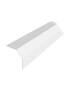 Cornières PVC Blanc Pan coupé 100x100
