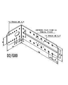 Console pour fixation de volet roulant