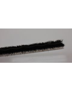 Joint brosse 7 mm Noir avec barrière plastique