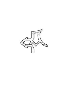 Joint de frappe dormant marron