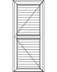 Porte de service Pleine Larg. 960 mm X Haut. 2080 mm Poignée a gauche Stock limité